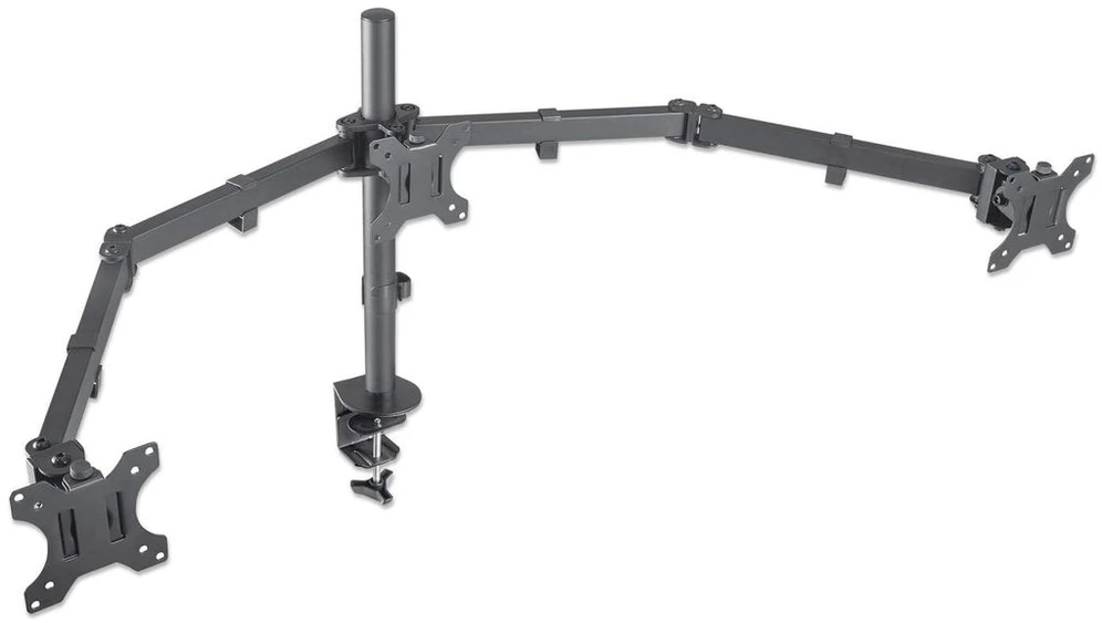 Manhattan 461658 monitoriaus laikiklis arba stovas 68,6 cm (27") Gnybtas Juoda