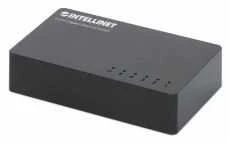 Šakotuvas Intellinet Manhattan 5-Port Gigabit Ethernet jungiklis, darbalaukio dydis, plastikinis, IEEE 802.3az (Energy Efficient Ethernet), Juodas, 561747