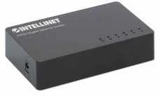 Šakotuvas Intellinet Manhattan 5-Port Gigabit Ethernet jungiklis, darbalaukio dydis, plastikinis, IEEE 802.3az (Energy Efficient Ethernet), Juodas, 561747
