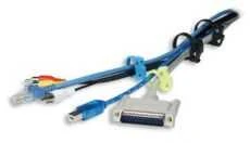 Manhattan Cable Clamps, assorted colors and sizes, 100vnt, 420976