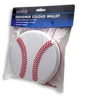 Manhattan CD case with zipper „Baseball”, 12 CD, 434515