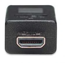 Manhattan Micro HDMI Male to Micro HDMI Male, Shielded, Juodas, 1.0m, Juodas, 326636