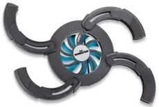 Manhattan Notebook Computer Cooling Pad, Ultra-Portable, Single Fan, 140072