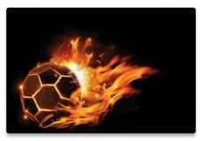 Manhattan Notebook Computer Skin up 15.4″,Color: Fiery Football / Soccer Ball, 423151