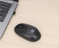 MANHATTAN Performance III Wireless Optinė USB Pelė, USB-A Nano Receiver, 3 mygtukai su ratuku, 1000 dpi, Ambidextrous, Juodas, 190145