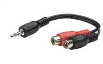 Manhattan RCA Socket to Mini 1/8″ Plug (minijack), 0.1m, 336505