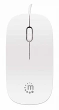 Manhattan Silhouette kompiuterinė pelė USB A tipo Optinis 1000 DPI Abiems rankoms