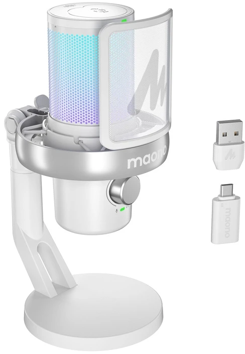 Maono „Vision DM40 Pro“ mikrofonas (baltas)