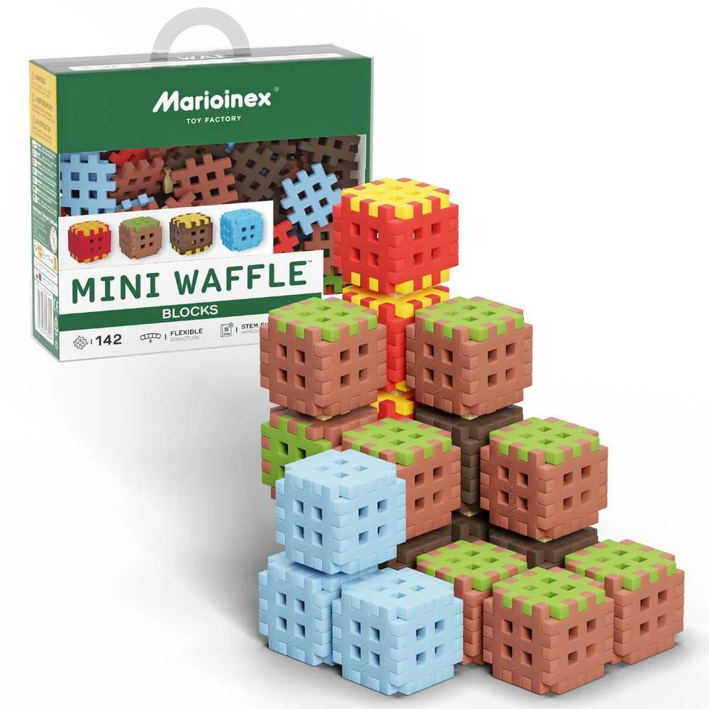 Marioinex mini vaflių konstravimo kaladėlės, 142 dalys