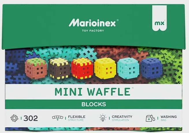 Marioinex mini vaflių konstruktoriaus kaladėlės, 302 dalys
