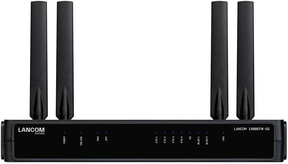 Maršrutizatorius Tinklo Įranga - LANCOM SD-WAN Gateway 1800EFW-5G 1.2-1.54 Gbps IPSec VPN
