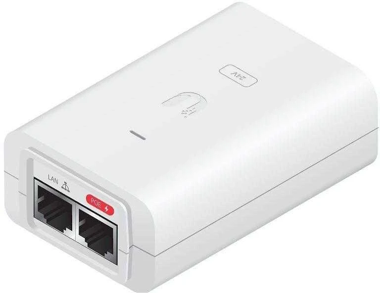 Ubiquiti POE Injector Ubiquiti 24VDC, 30W W POE-24-30W-G-WH