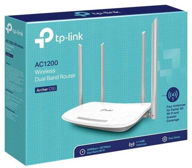 TP-LINK Archer C50 WLAN maršrutizatorius