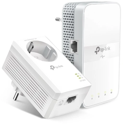 Maršrutizatorius TP-Link TL-WPA7619 KIT 1000 Mbit/ai Ethernet LAN jungtis „Wi-Fi“ Balta 2 vnt