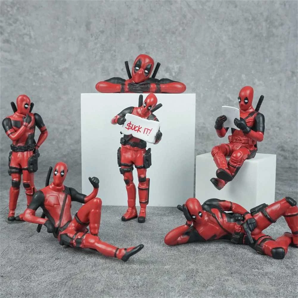Marvel Deadpool mini figūrėlė susimąstęs Deadpoolas Nr.5