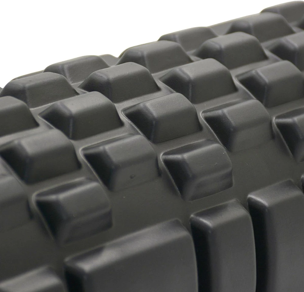 Pure2Improve | Ribbed Training Roller | Juodas
