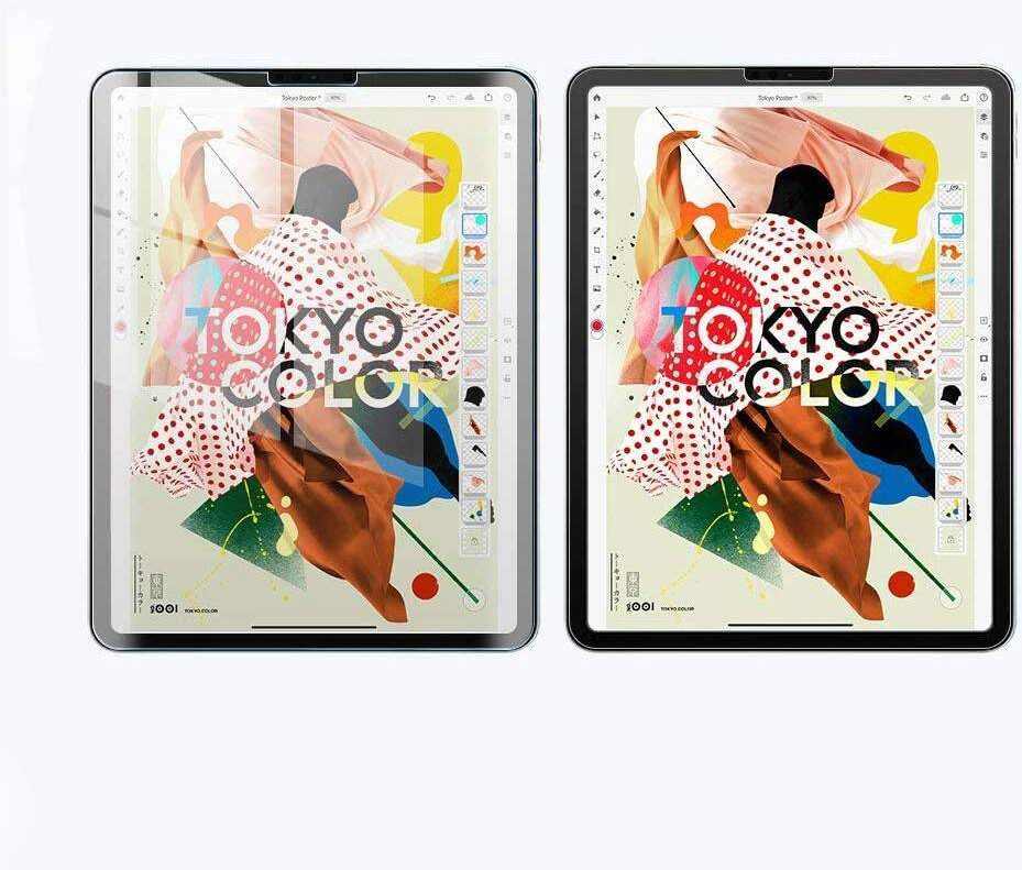 Matte Apsauginė plėvelė Apple iPad 10.9” 10 / 2022 / 11” 11 / 2025 Hofi Paper Pro+ 2-pack Matte Clear
