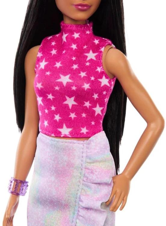 Mattel „Barbie“ madistė blizgančiu sijonu (HRH13)