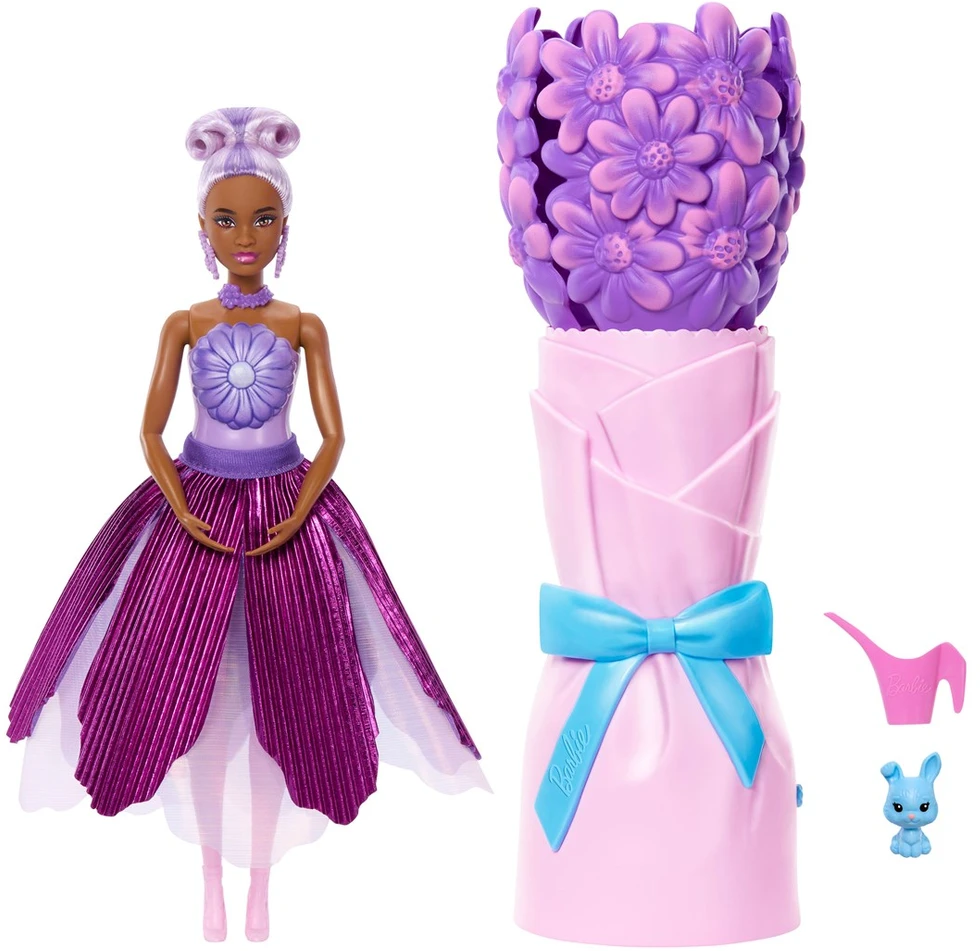Mattel BARBIE DAISY SURPRISE lėlė gėlėje (JMF58)