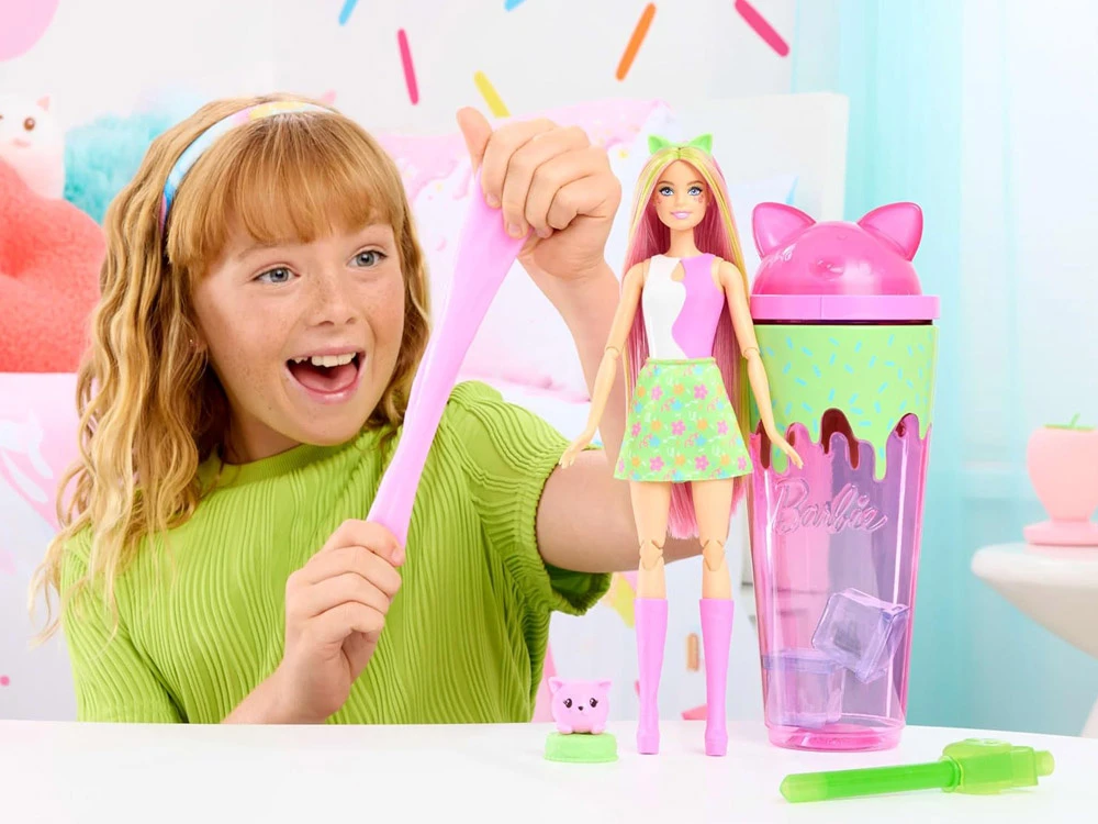Mattel BARBIE POP REVEAL ANIMAL PARTY siurprizų rinkinys - katytė (JCN88)