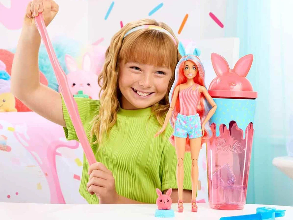 Mattel BARBIE POP REVEAL ANIMAL PARTY siurprizų rinkinys - kiškutė (JCN87)