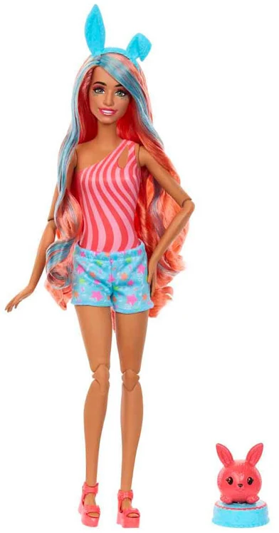 Mattel BARBIE POP REVEAL ANIMAL PARTY siurprizų rinkinys - kiškutė (JCN87)