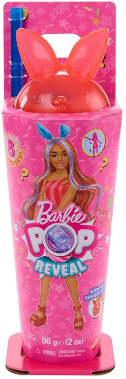 Mattel BARBIE POP REVEAL ANIMAL PARTY siurprizų rinkinys - kiškutė (JCN87)