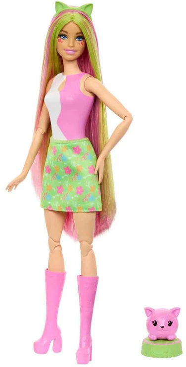 Mattel BARBIE POP REVEAL ANIMAL PARTY siurprizų rinkinys - katytė (JCN88)