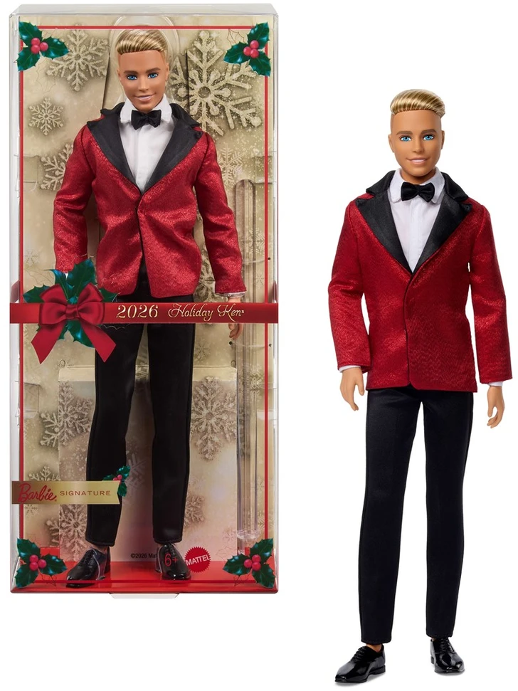 Mattel BARBIE KEN HOLIDAY kolekcinė Ken lėlė (JJX87)