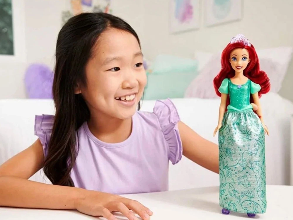 Mattel Disney Princess 3 lėlių rinkinys: Ariel + Tiana + Rapunzel ZA6036