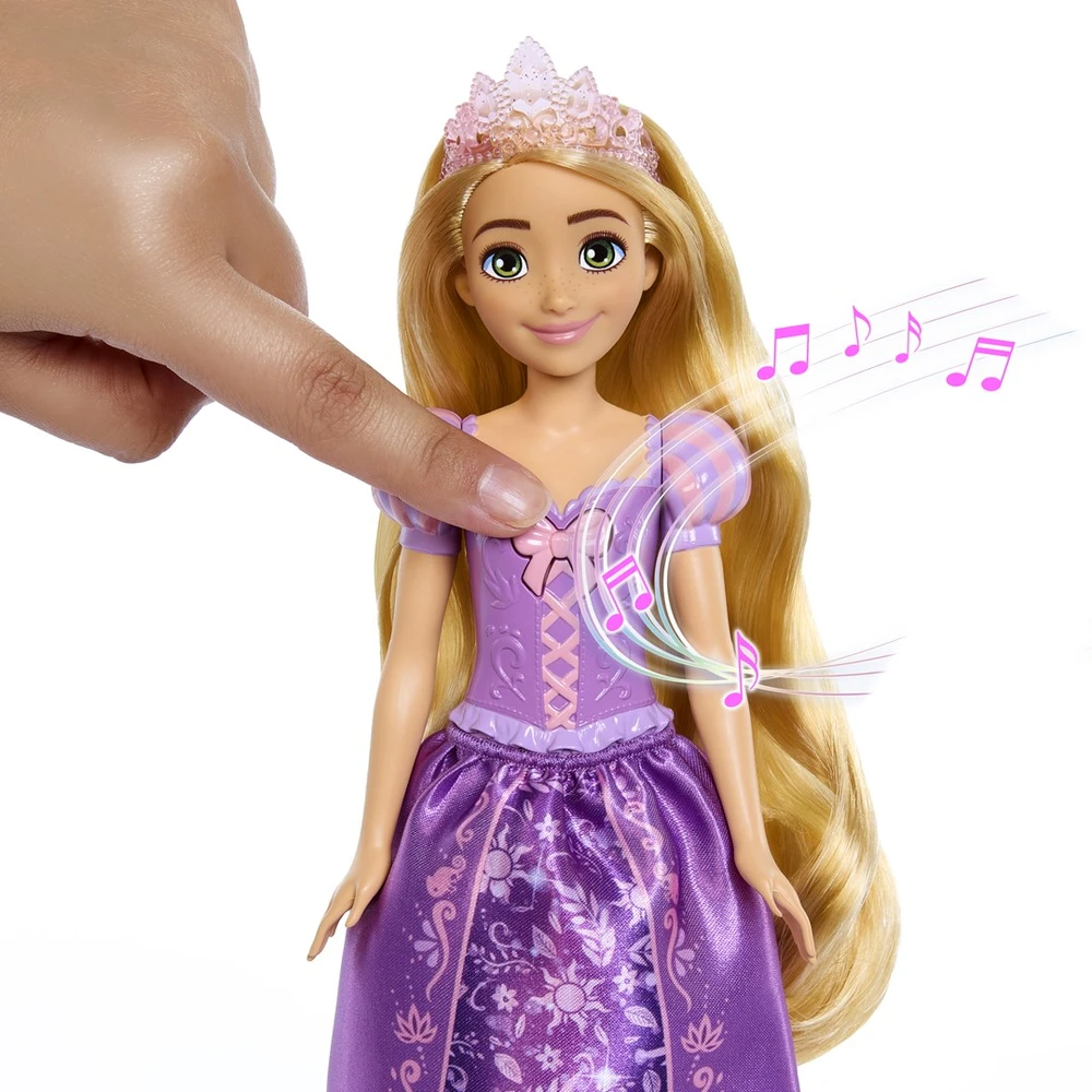 DISNEY PRINCESS dainuojanti lėlė Auksaplaukė (anglų kalba) (HPD41)