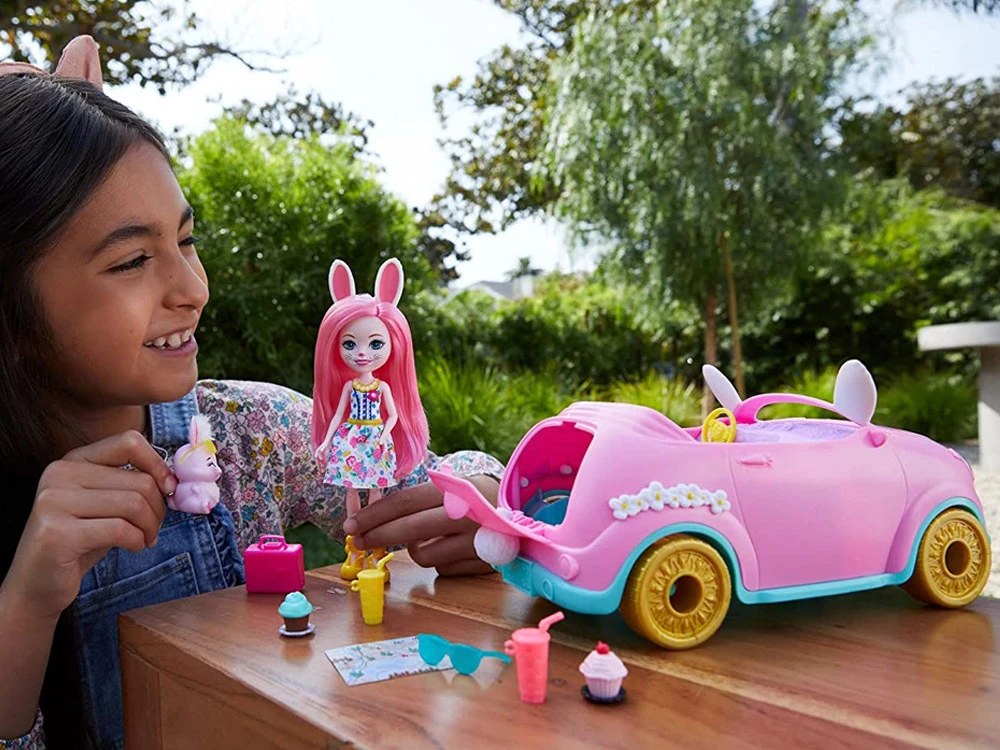 „Enchantimals“ kiškutės automobilio rinkinys