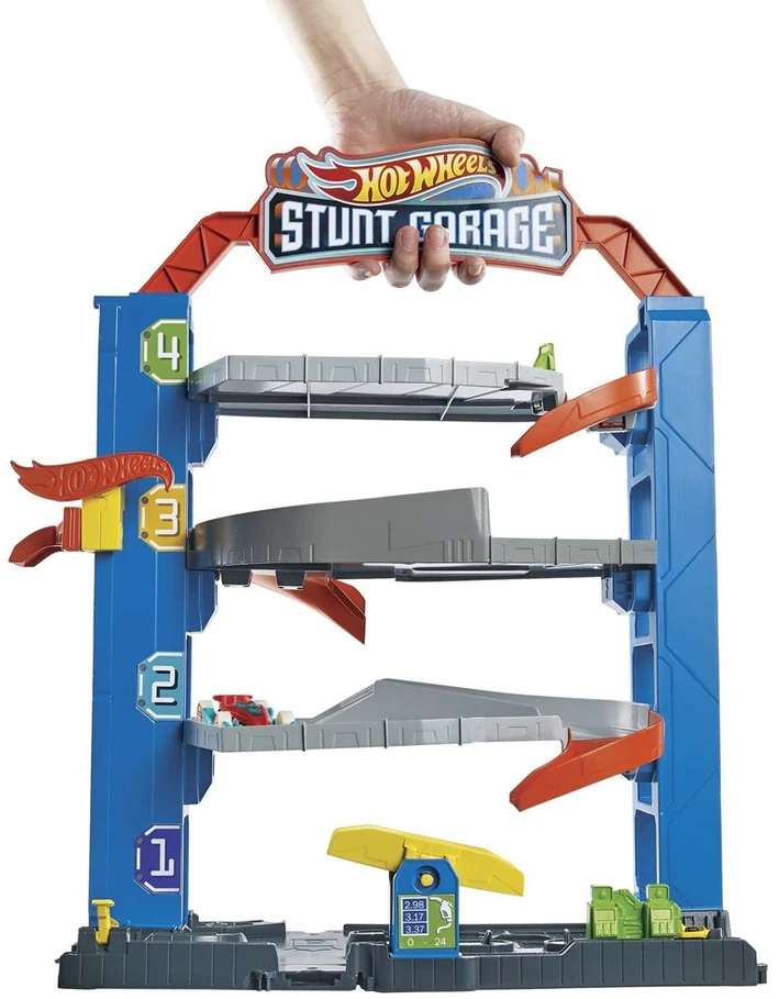Mattel Hot Wheels garažas su triukais