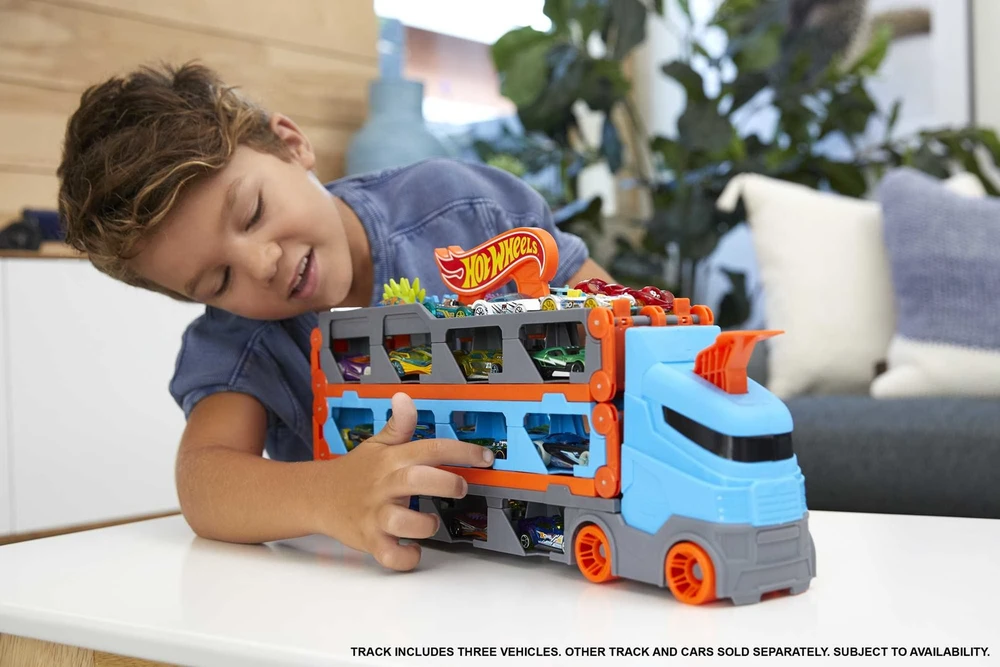 Mattel „Hot Wheels“ traktorius su kompresoriumi (Sioc)