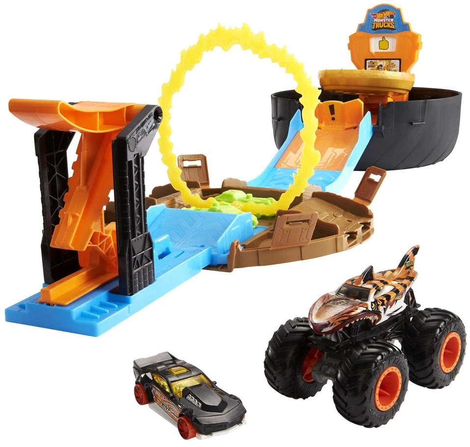Mattel Hot Wheels triukų rinkinys „Padanga džipams“