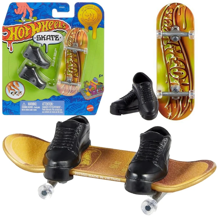 Mattel Hot Wheels Skateboard + Skate Shoes ZA6001