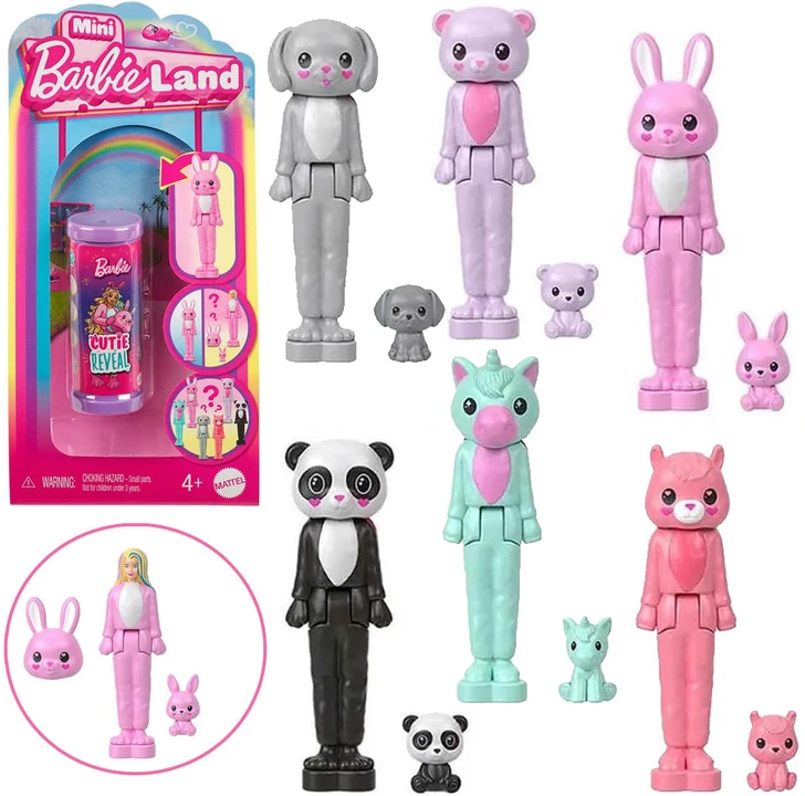 Mattel BARBIELAND CUTIE REVEAL mini siurprizas (HYM25)