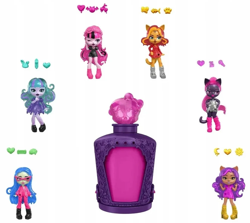 Mattel MONSTER HIGH mini siurprizų rinkinys – eleksyras (HYB10)