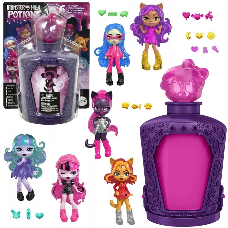 Mattel MONSTER HIGH mini siurprizų rinkinys – eleksyras (HYB10)