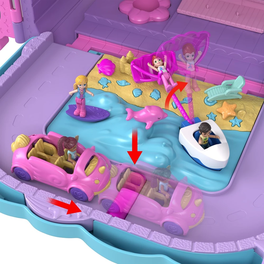 „Polly Pocket“ pramogų lagaminas