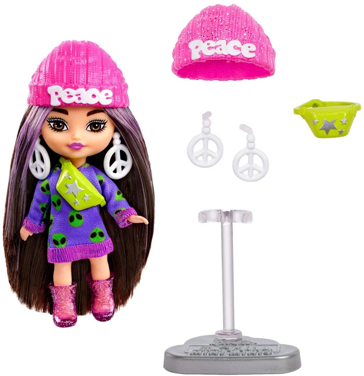 Mattel Stilinga mados lėlė „Barbie Extra Mini Minis“ aksesuarai HLN46 ZA5105 B