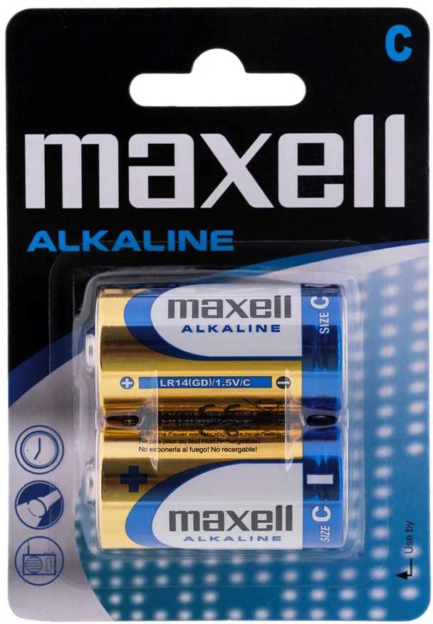 Maxell 162184 buitinė baterija Vienkartinė baterija LR14 Šarminis 2 vnt