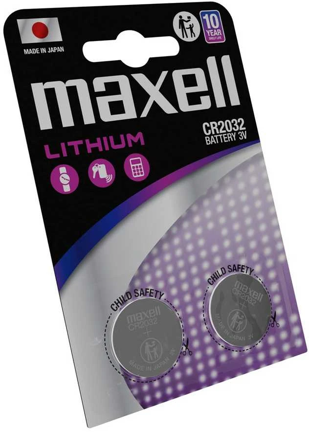 Maxell CR2032 Ličio baterijų rinkinys 2 vnt.