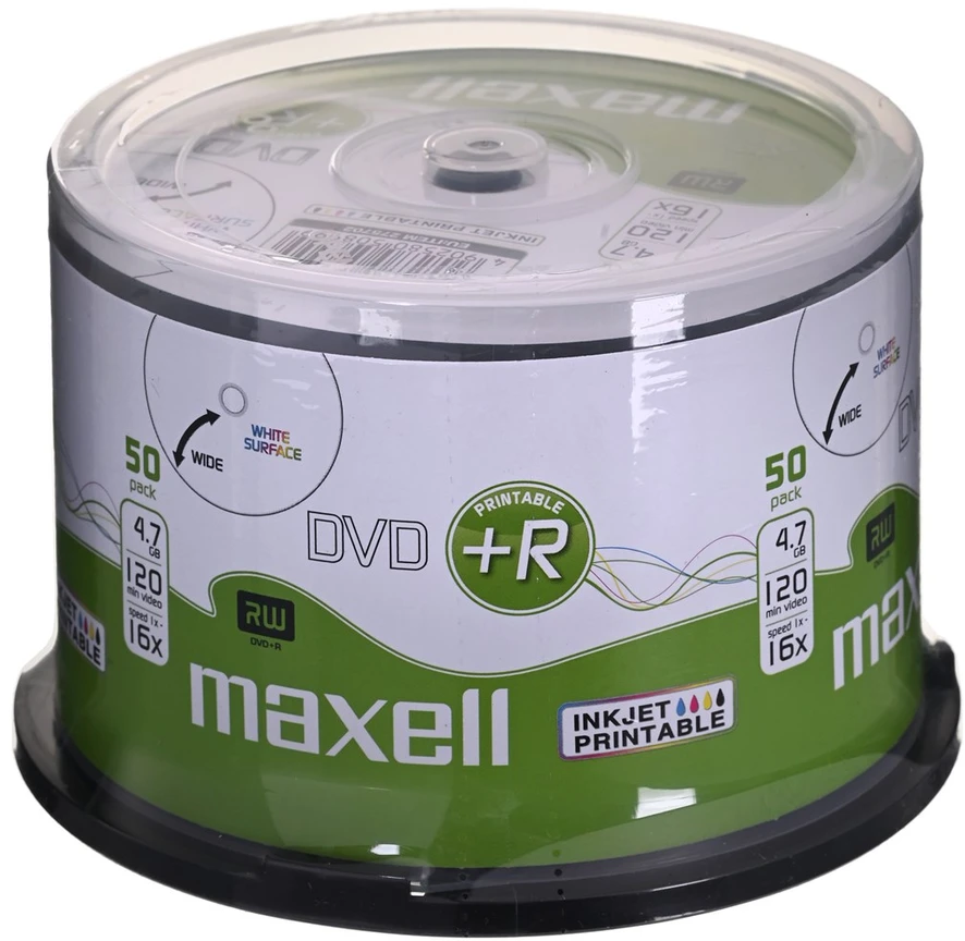 DVD Diskai - Maxell 4.7 GB 50 Vnt. Pakuotė