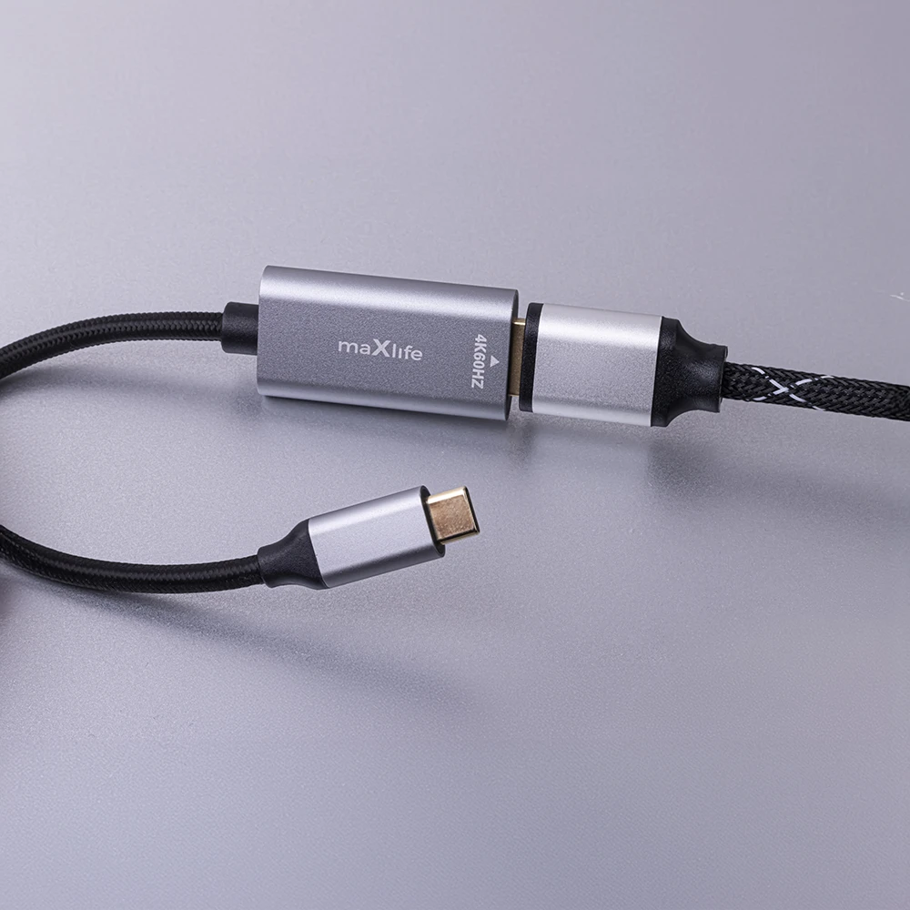 Maxlife adapteris MXHC-01 HDMI – USB-C 4K 60HZ juodas
