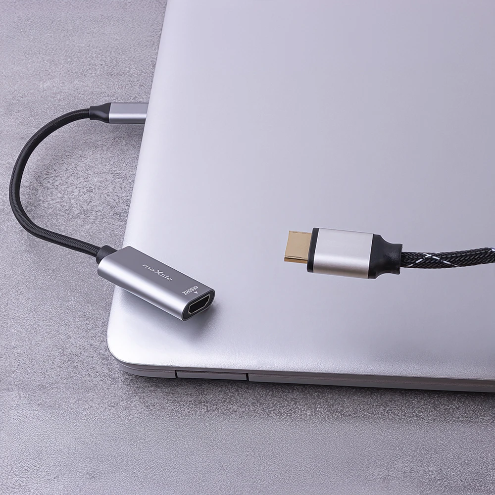 Maxlife adapteris MXHC-01 HDMI – USB-C 4K 60HZ juodas