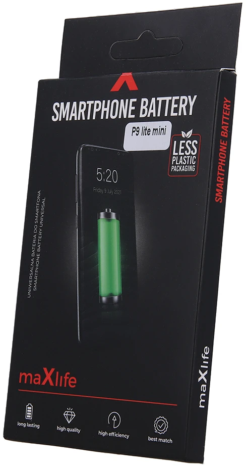 Maxlife baterija, skirta Huawei P9 Lite Mini / Y6 2017 / Y5 2018 HB405979ECW 2900mAh