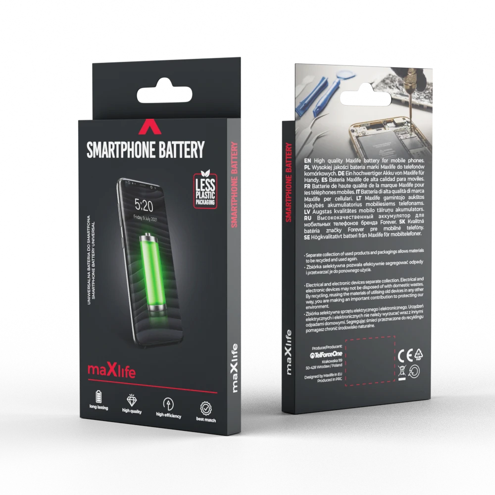 Maxlife akumuliatorius telefonui iPhone X 2716mAh
