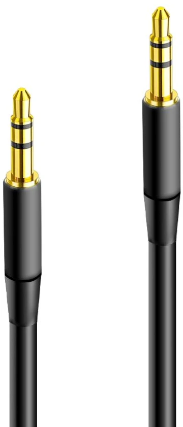 Maxlife garso kabelis jack 3.5 mm – jack 3.5 mm 1m juodas