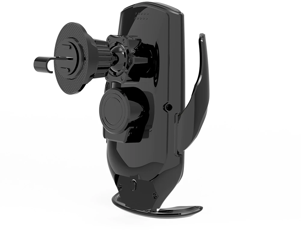 Maxlife automobilinis laikiklis ventiliacijos grotelėms MXCH-08 automatinis su belaidžiu įkrovimu juodas 15W